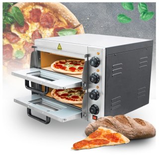 Profesjonalny podwójny piec do pizzy chleba wypieków 3000W