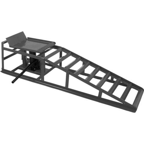Rampy z podnośnikiem hydraulicznym grafitowe 2x2000 kg szerokość opony 22cm