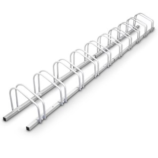 Stojak na 10 rowerów bituxx ocynkowany ścienny podłogowy odporny na korozję