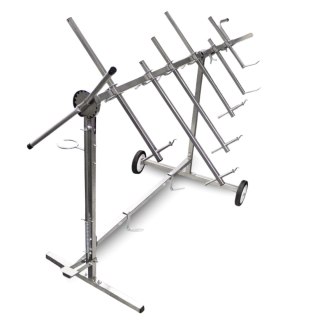 Stojak lakierniczy obrotowy samochodowy 6 ramienny regulowany 220 cm