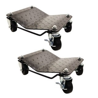 Wózki manewrowe rolkowe 4 szt 680 kg pod koła samochód osobowy