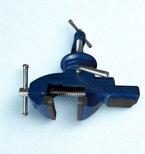 Imadło Mikro Stołowe 50 mm z Kowadłem - Żeliwne, Zaciskowe, Do Bardzo Precyzyjnych Prac